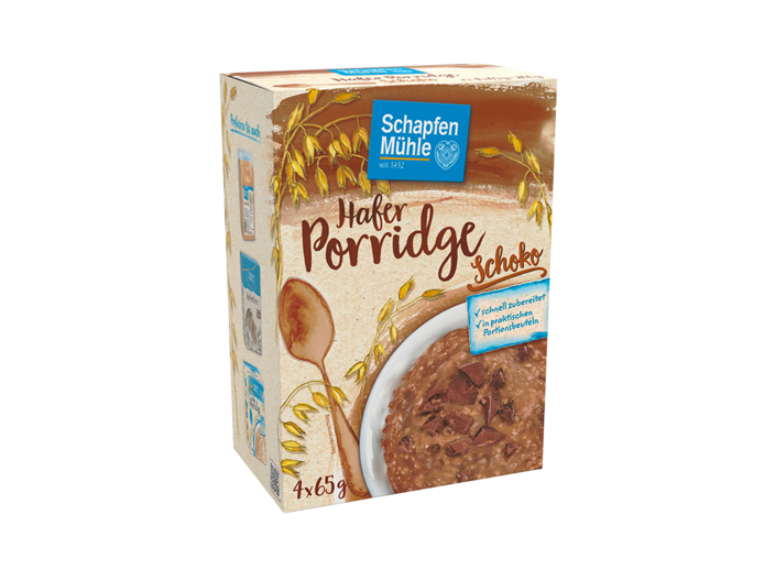 Abbildung Hafer Porridge Schoko