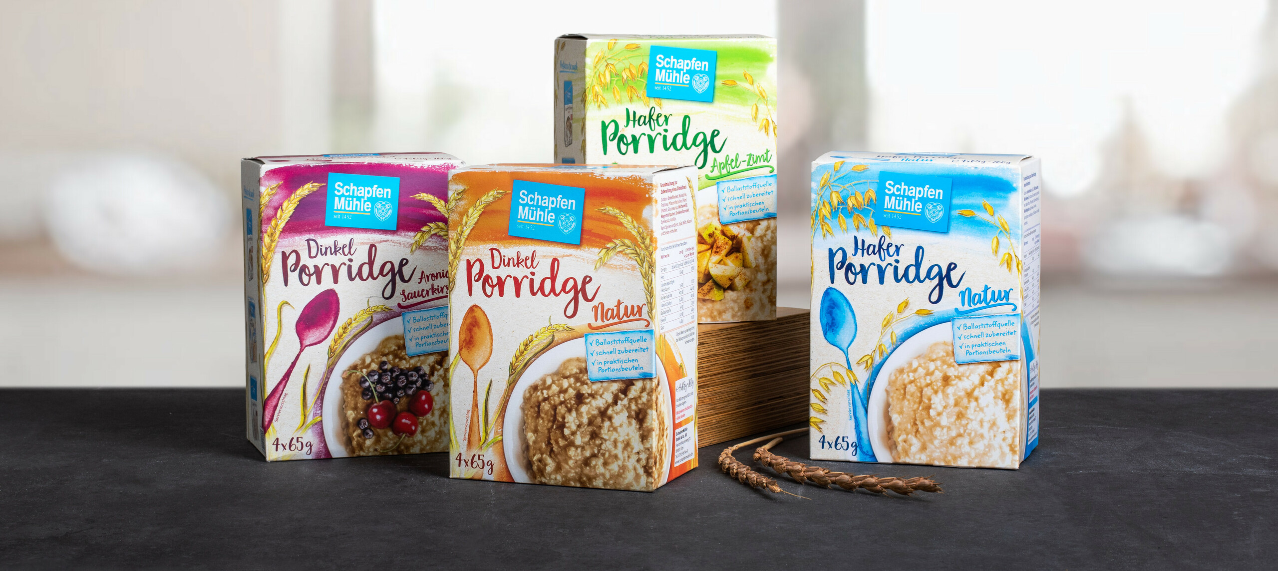 Picture porridge packages